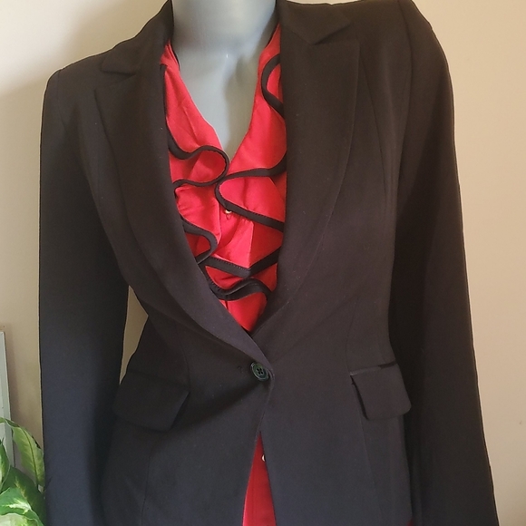 Carmen Marc Valvo Dress Tank Red and Black NWT - Picture 9 of 9